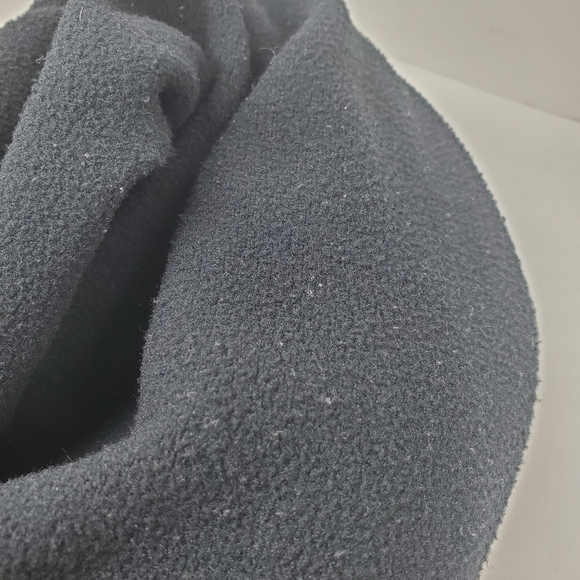 Black Fleece Studded Silver Grommet Scarf - Picture 9 of 9